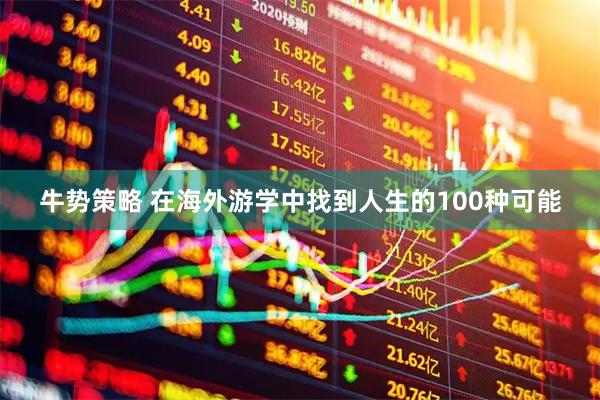 牛势策略 在海外游学中找到人生的100种可能